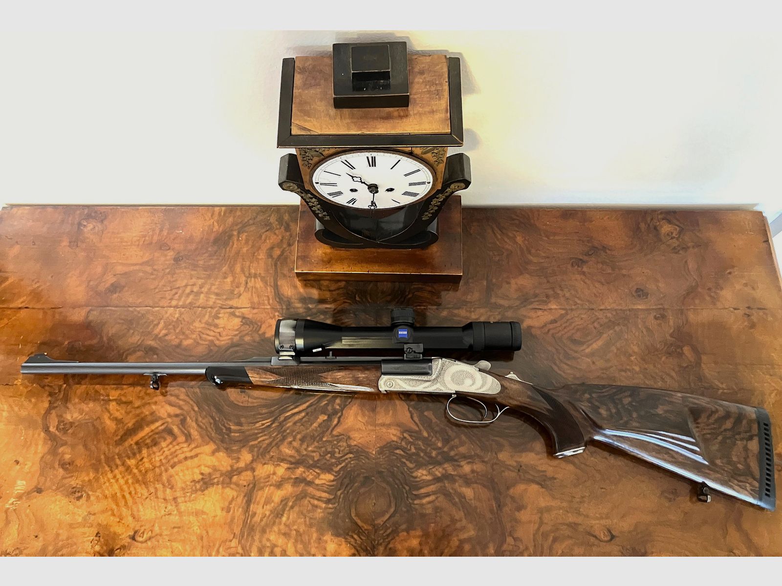 Heym 44 Kipplaufbüchse in 7x65R inkl. Zeiss-Zielfernrohr 5-15x42