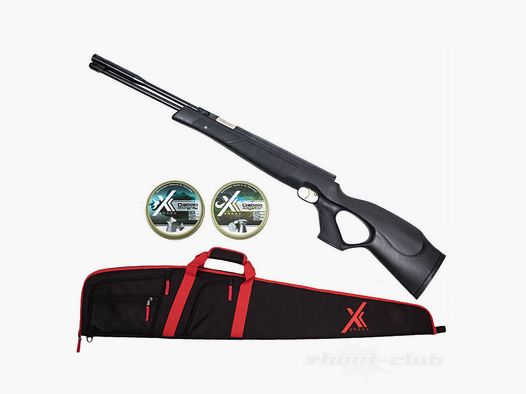 Weihrauch HW 97 luchtgeweer Black Line kal. 4,5 mm in koffer-set
