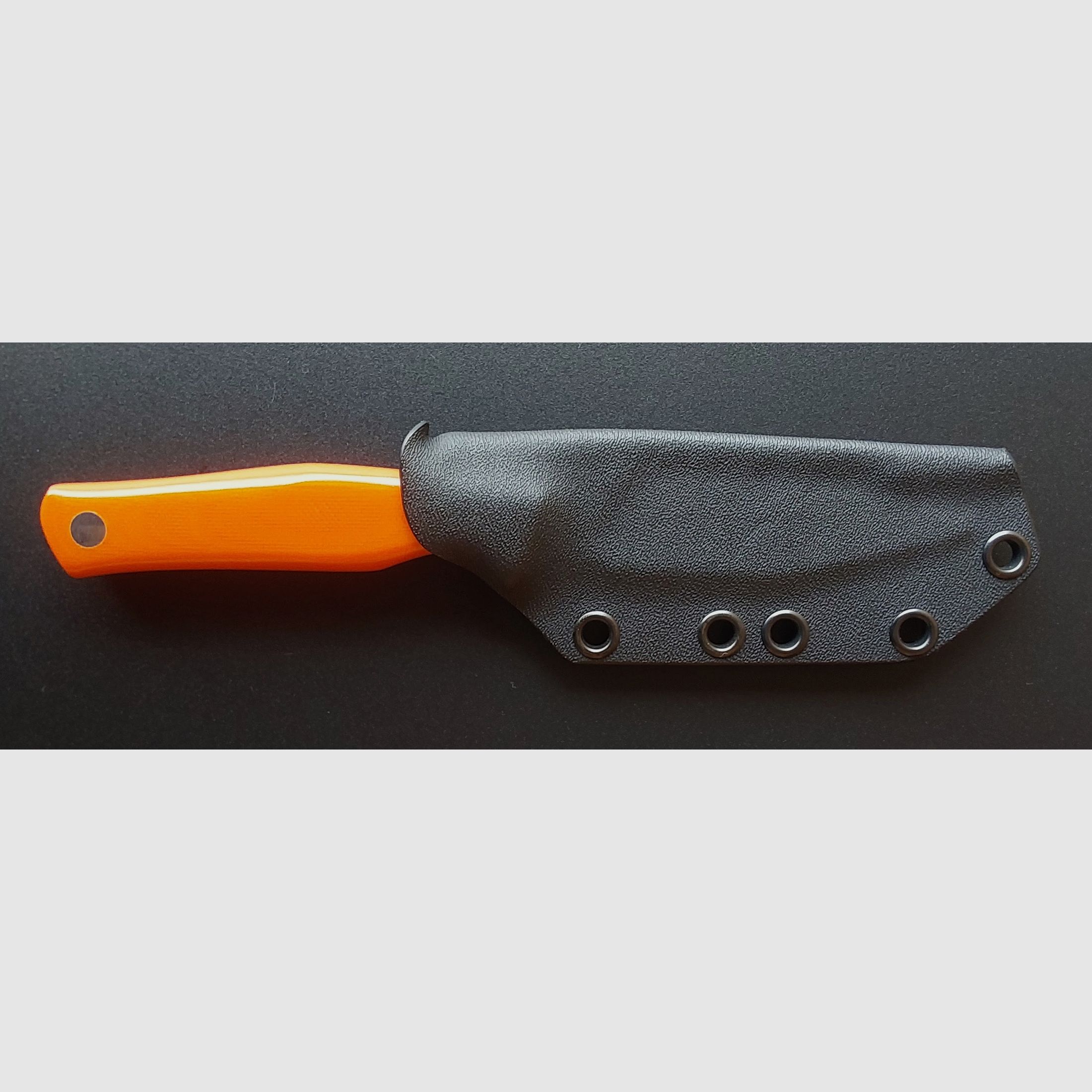 Casström Schwedisches Feldmesser, Orange G10, Jagdmesser, Aufbrechmesser, Skinner
