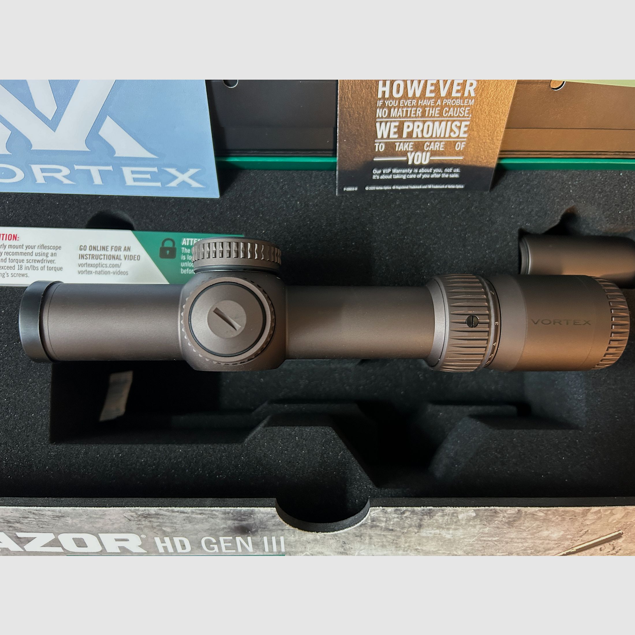 Vortex Razor HD Gen III 1-10x24 MRAD