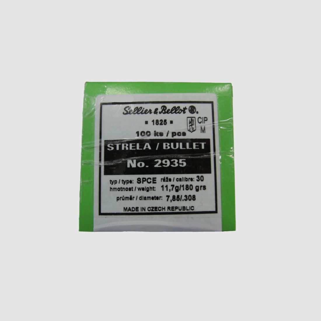 SELLIER &B PALLE CAL 30 GR180 SPCE, immagine 1 di 3