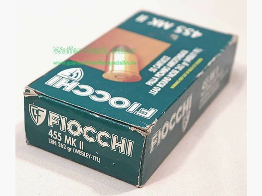 Fiocchi - Italian revolver cartridges .455 MK II