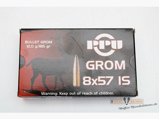 PPU Privi Partizan 8x57 JS 12,0g/185gr GROM 20 Schuß