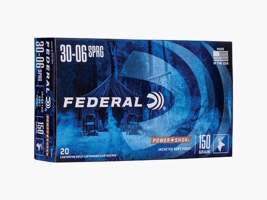 Federal Ammunition .30-06 Spr. TLM Power Shok 9.7g/150grs.