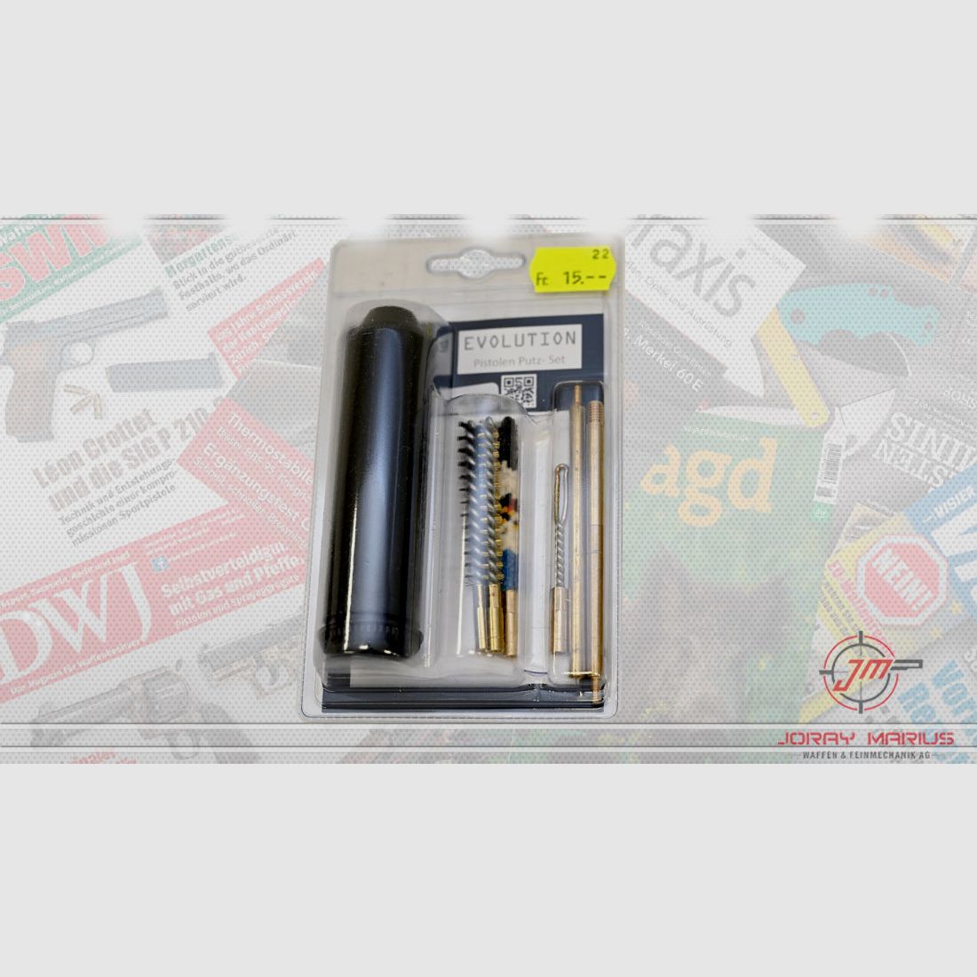 Evolution Putzzeug für Pistole .22lr