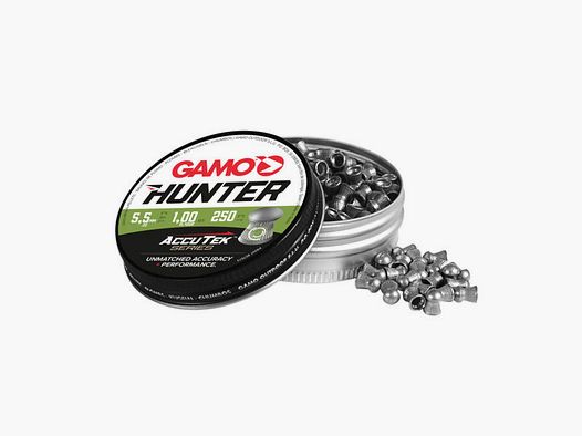 Rundkopf Diabolos AccuTek Hunter Kaliber 5,5 mm 1,0 g geriffelt 250 StĂĽck