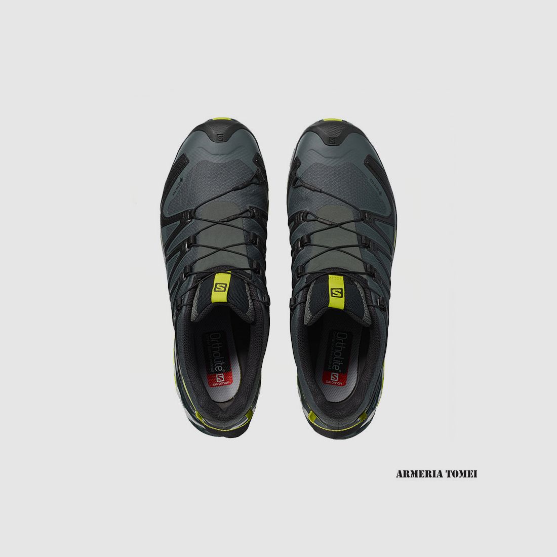 SALOMON – MAN – XA PRO 3D V8 GTX Urban Chic / Zwart / Lime Punch, afbeelding 4 van 4