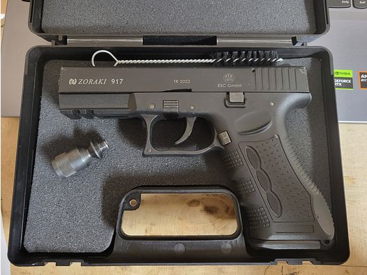 Zoraki 917 schwarz 9mm P.A.K. wenig genutzt
