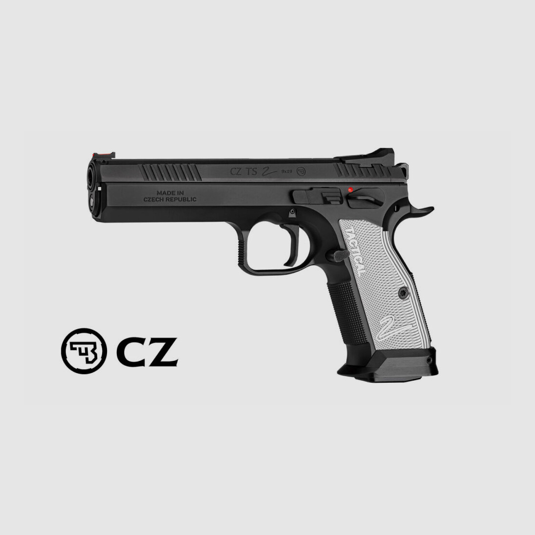 CZ TS2 Silver​ 9mmLuger Pistole