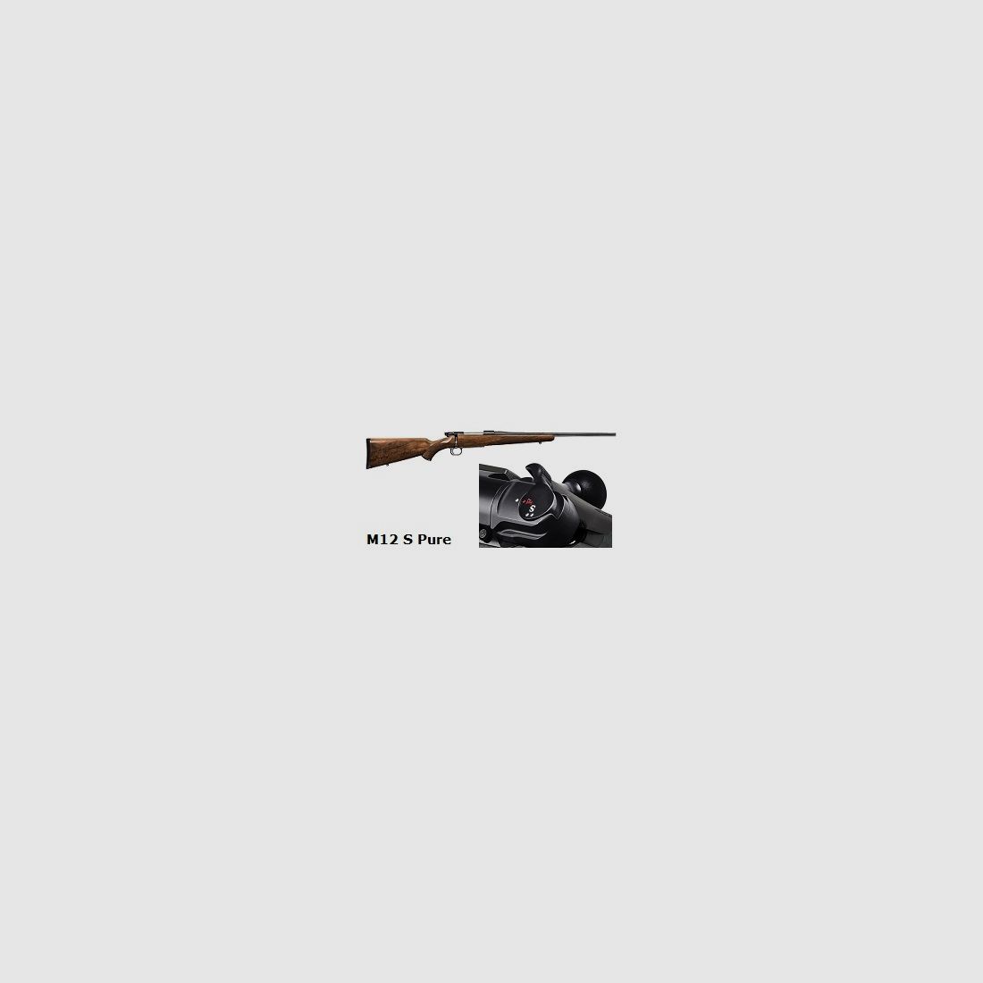 Mauser M12 Pure (Tension manuelle) carabine à répétition avec filetage de bouche
