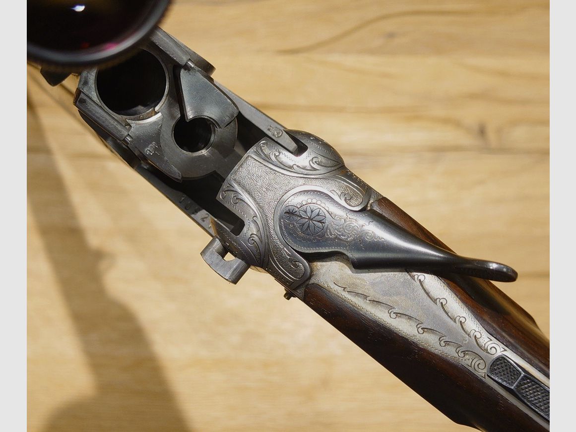 Bockbüchsflinte Merkel Mod. 211/251 Cal. 7x65R 12/70 WL12/70 Schmidt und Bender