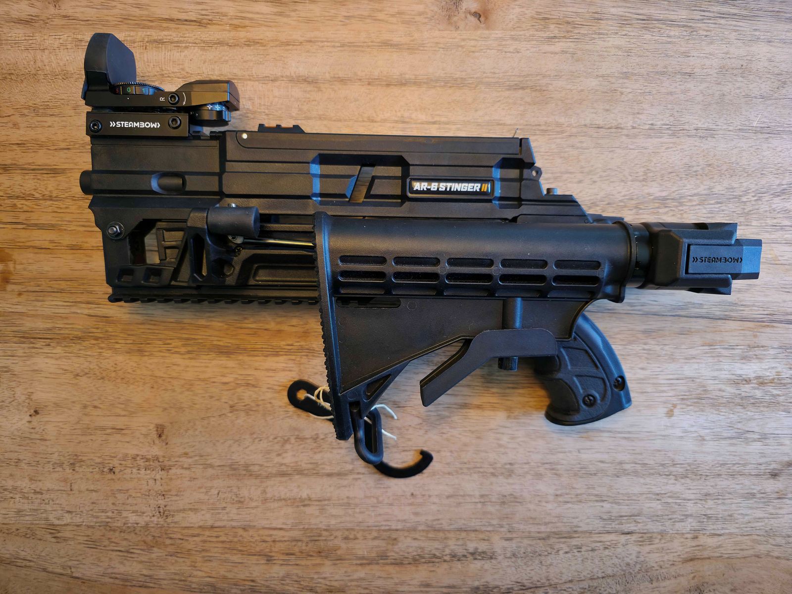 Steambow AR-6 Stinger II Tactical - SET - Viel Zubehör!
