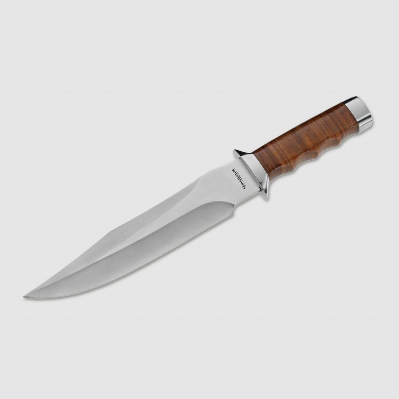 MAGNUM GIANT BOWIE 440 knife with leather sheath