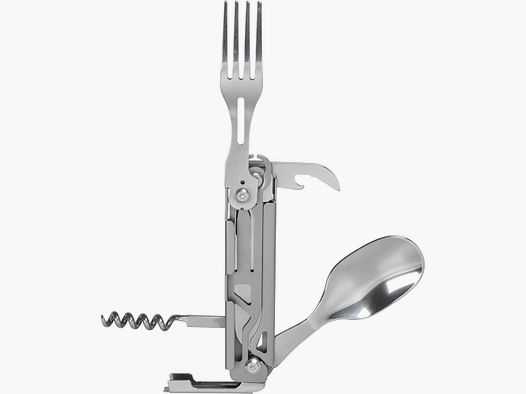 Teilbares Besteckset Messer Gabel Lffel Korkenzieher Dosenffner