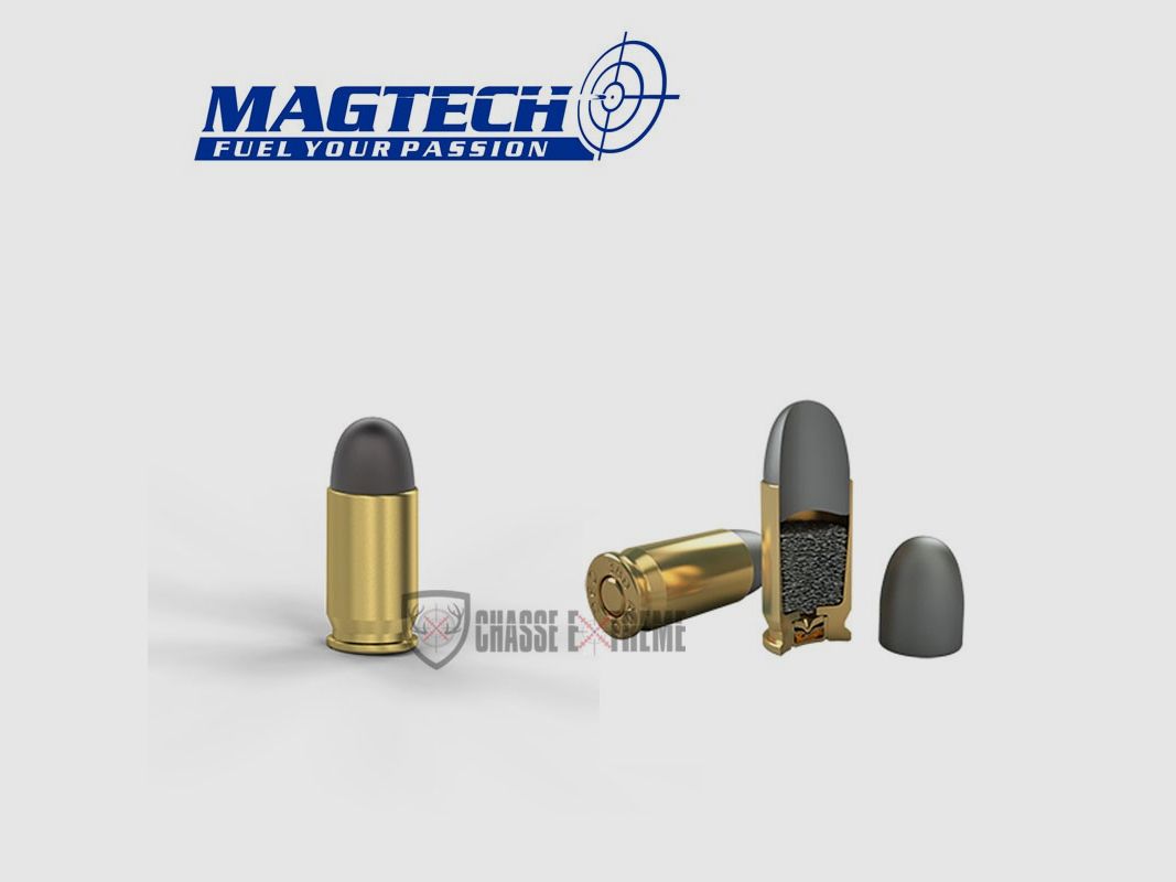 50 cartucce MAGTECH cal 380 Auto 95gr LRN, immagine 2 di 2