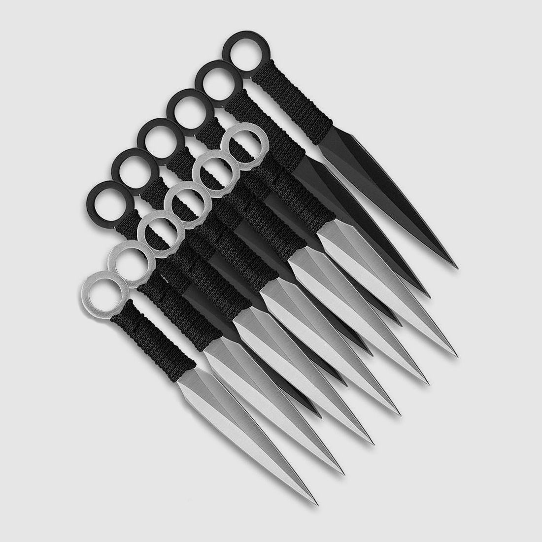Set de 12 couteaux de lancer Kunai