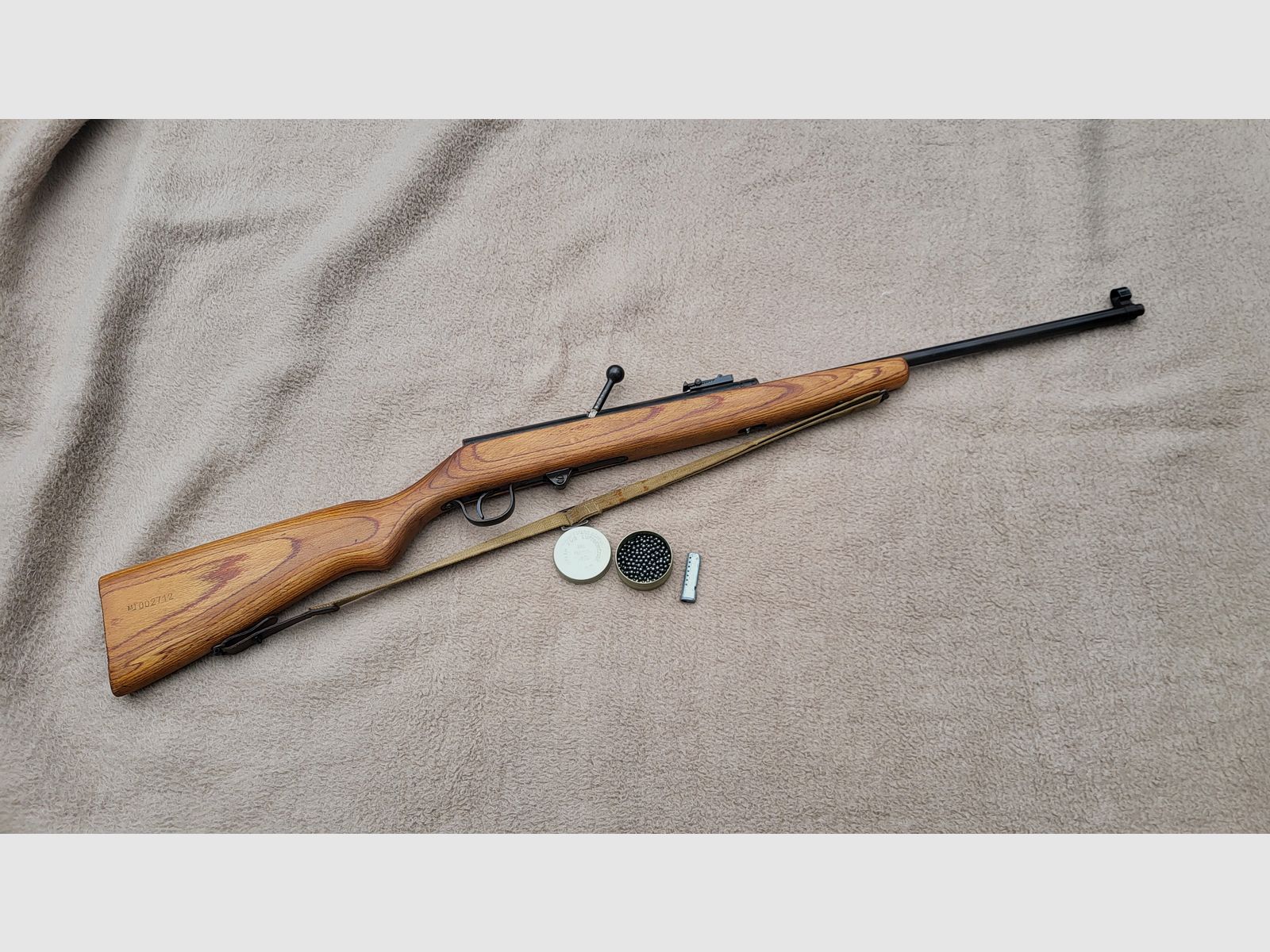 Luftgewehr mit Magazin, Modell Haenel 49a zu verk.