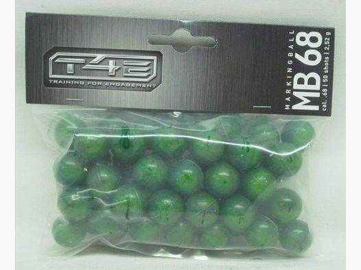 T4E .68 Kulki farbowe - 2,52g/50szt/zielony