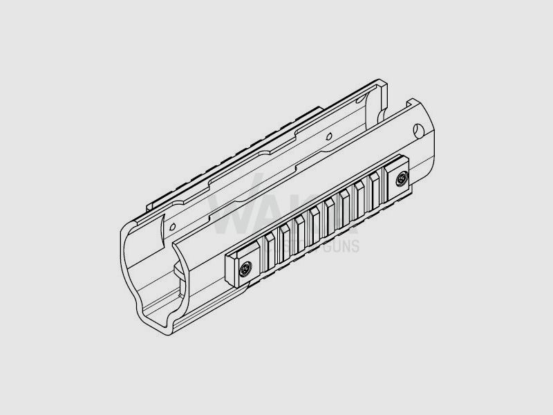 B&T Handschutz TL99 3x NAR (1x unten & 2x seitlich) für HK MP5