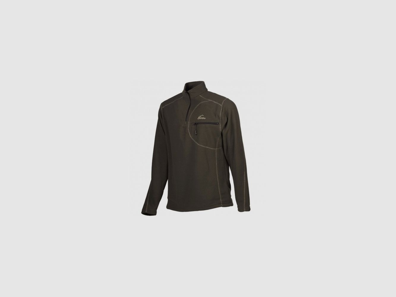 Univers Lupetto Fleece with Green Pocket, image 1 of 2