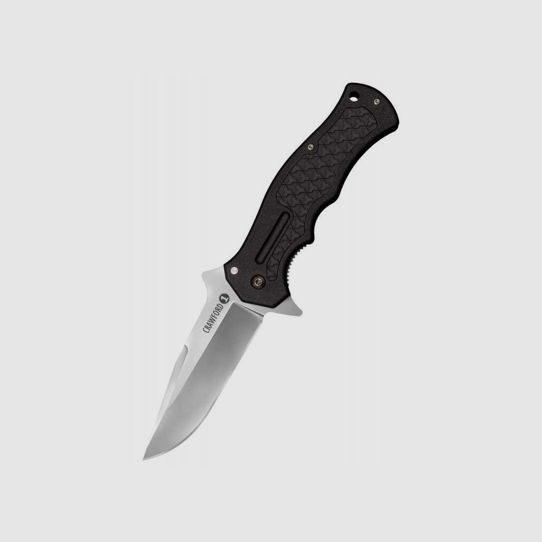 Cold Steel Crawford Model 1 Pocket Knife, Black Handle