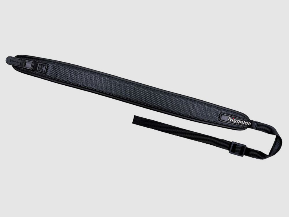 Niggeloh Gewehrgurt Pull - Niggeloh Leder Carbon mit SV