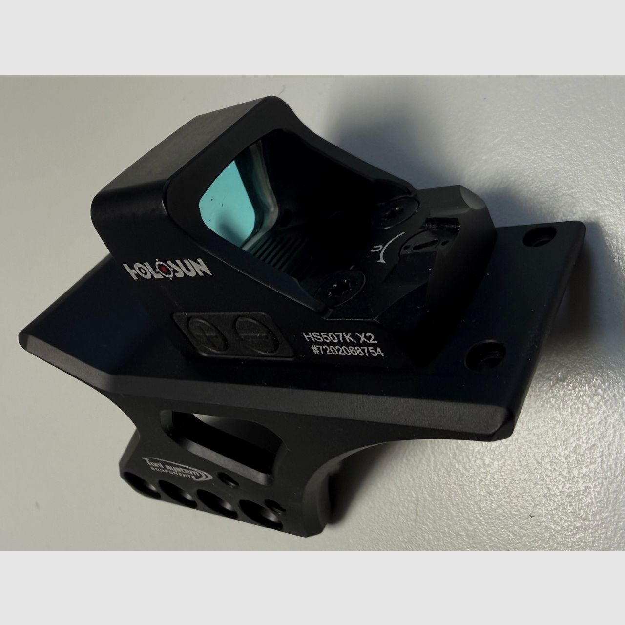 Holosun HS 507 K - X2 Open reflex sight, red dot sight + Toni System side mount for Tanfoglio - LIKE NEW