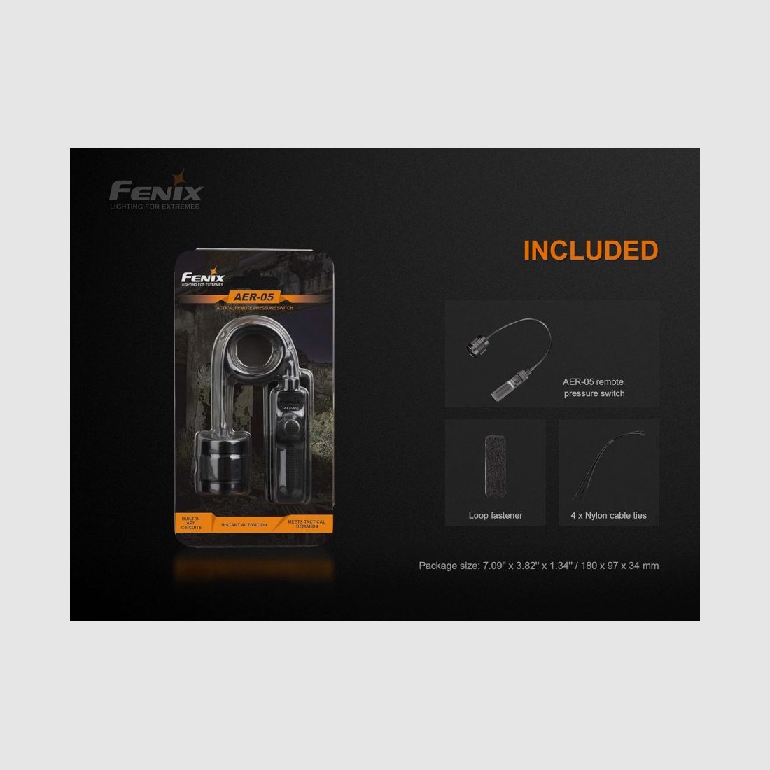 Fenix comando remoto per torcia mod. AER-05, immagine 4 di 7