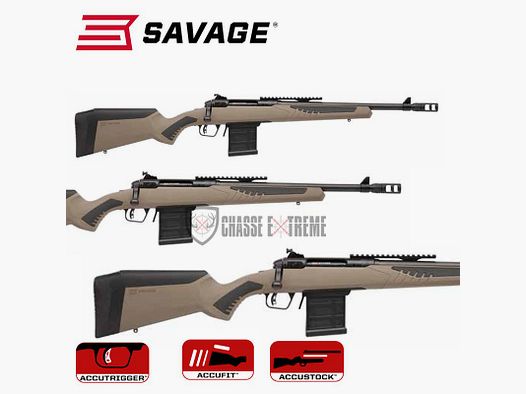 Fucile SAVAGE 110 Scout 16,5" cal. .308 Win + Brake di bocca Borelock