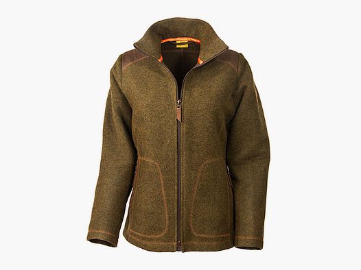 Loden-Fleecejacke "Adele" , moosgrün
