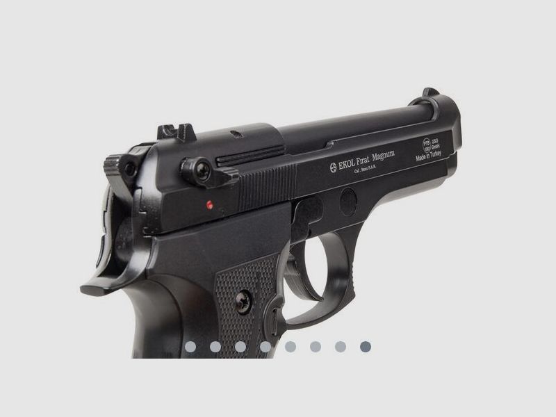 Ekol Firat Magnum Zwart 9mm P.A.K. - Gas Signaal