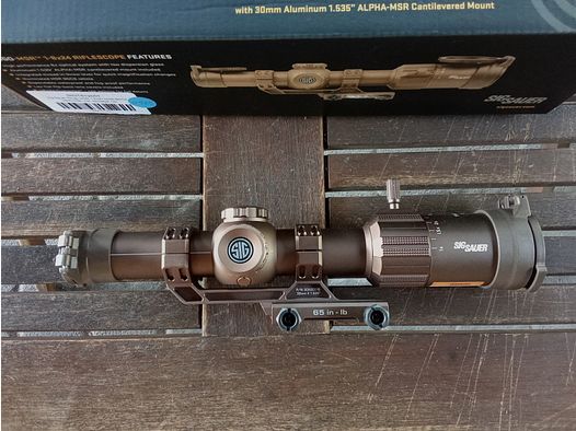 Telescopio LPVO 1-8 Sig Sauer Tango MSR 1-8x24 con montaggio