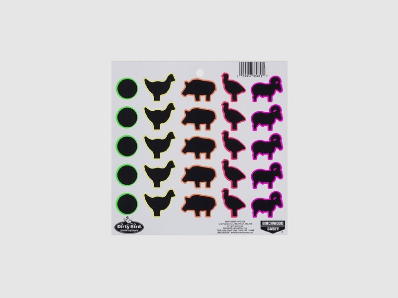 20 silhouetdoelen M-C 20cm