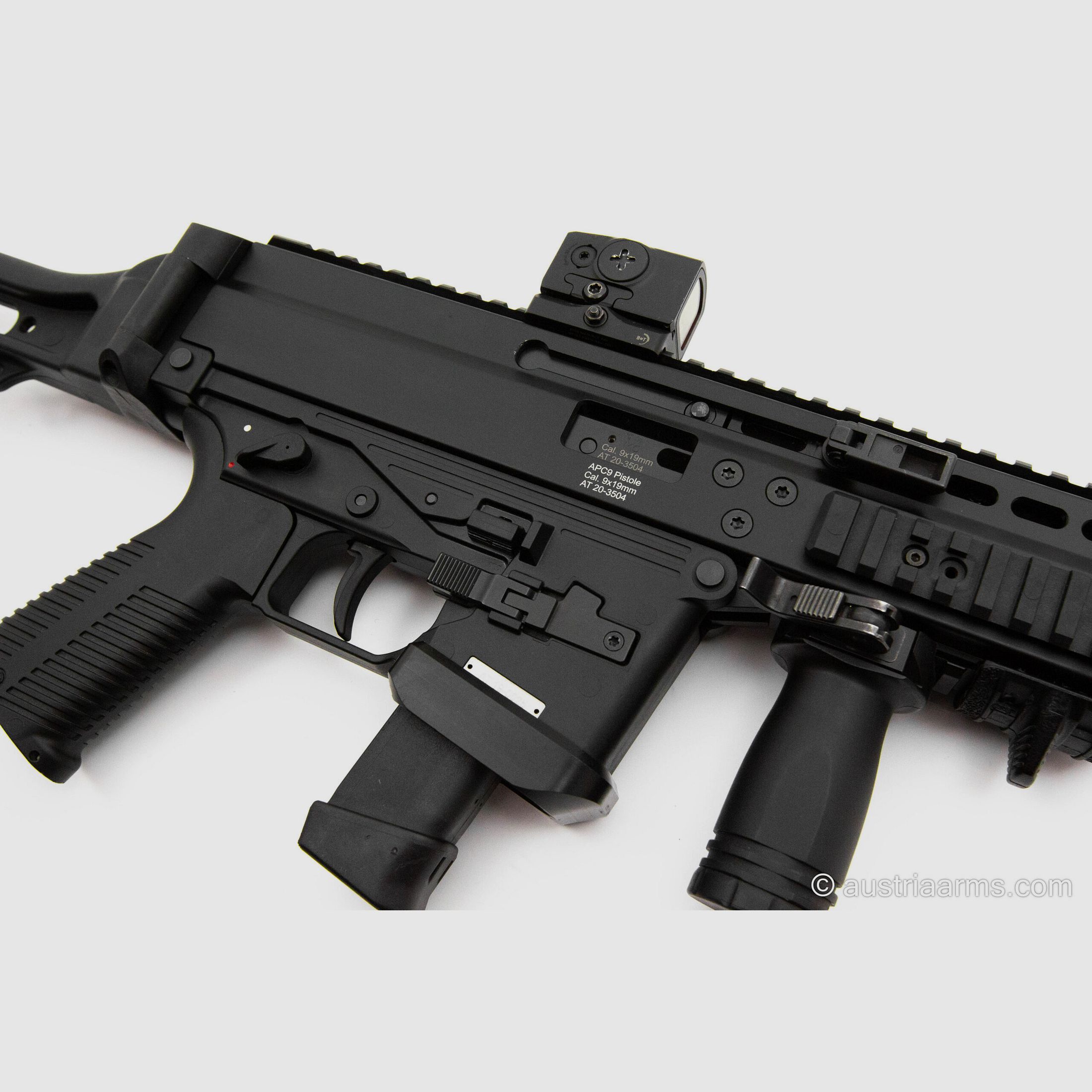 B&T APC9-G 9×19 mm mit Aimpoint ACRO, Vorführwaffe, 9 x 19 mm, Bild 3 von 5