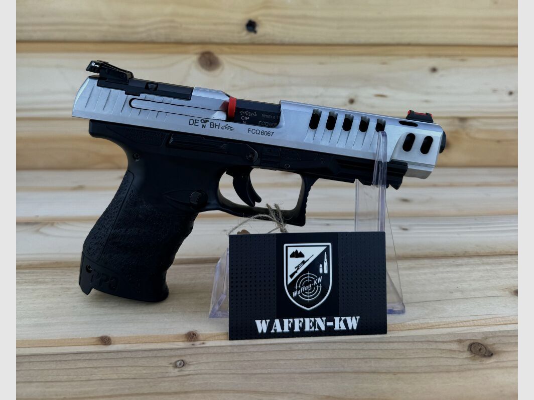 Demonstration weapon Walther semi-automatic pistol Q5 Match Champion 9x19 INT. 15R in 9mm Luger