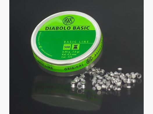 RWS Diabolo Basic 4,5mm 500 sztuk