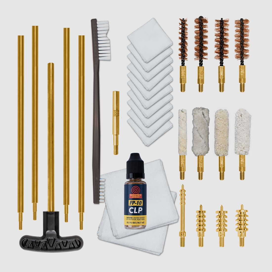 Set di pulizia Otis per pistola .22/9mm/.40/.45 incluso box di stoccaggio