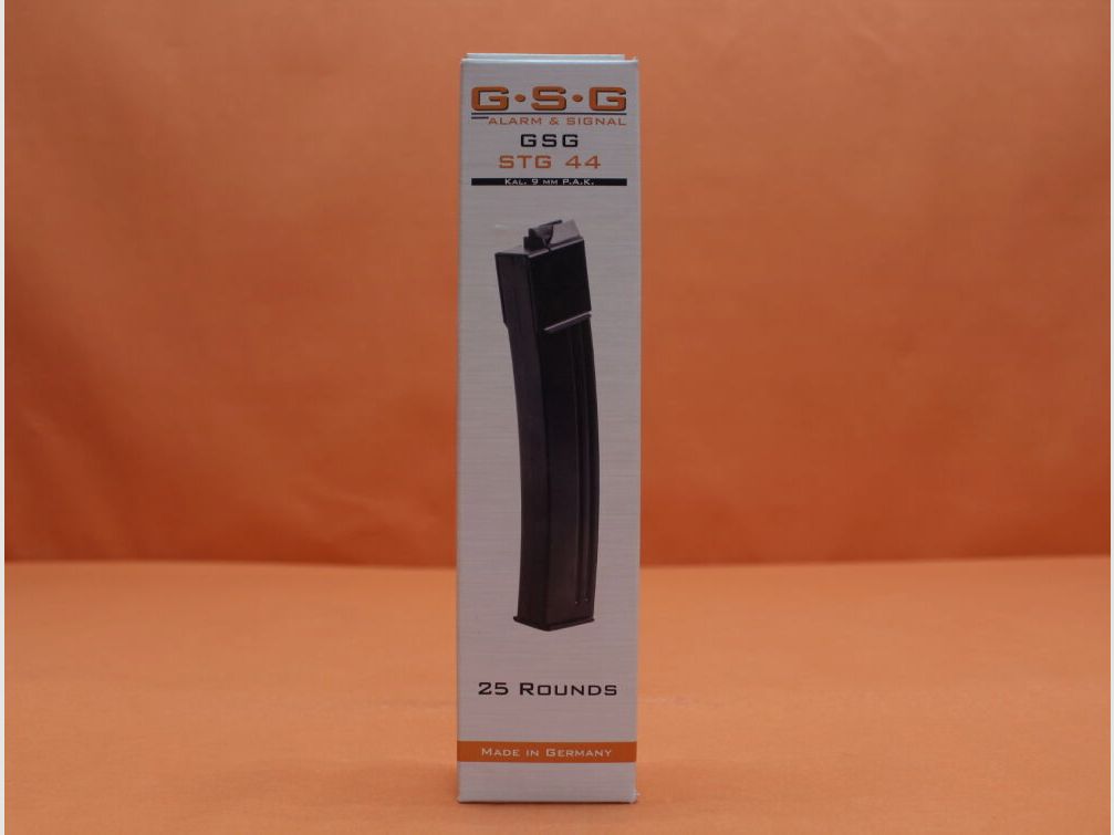 GSG German Sport Guns GSG-StG44: Magazine 25-round 9mmPA blank steel blued (344.00.10)