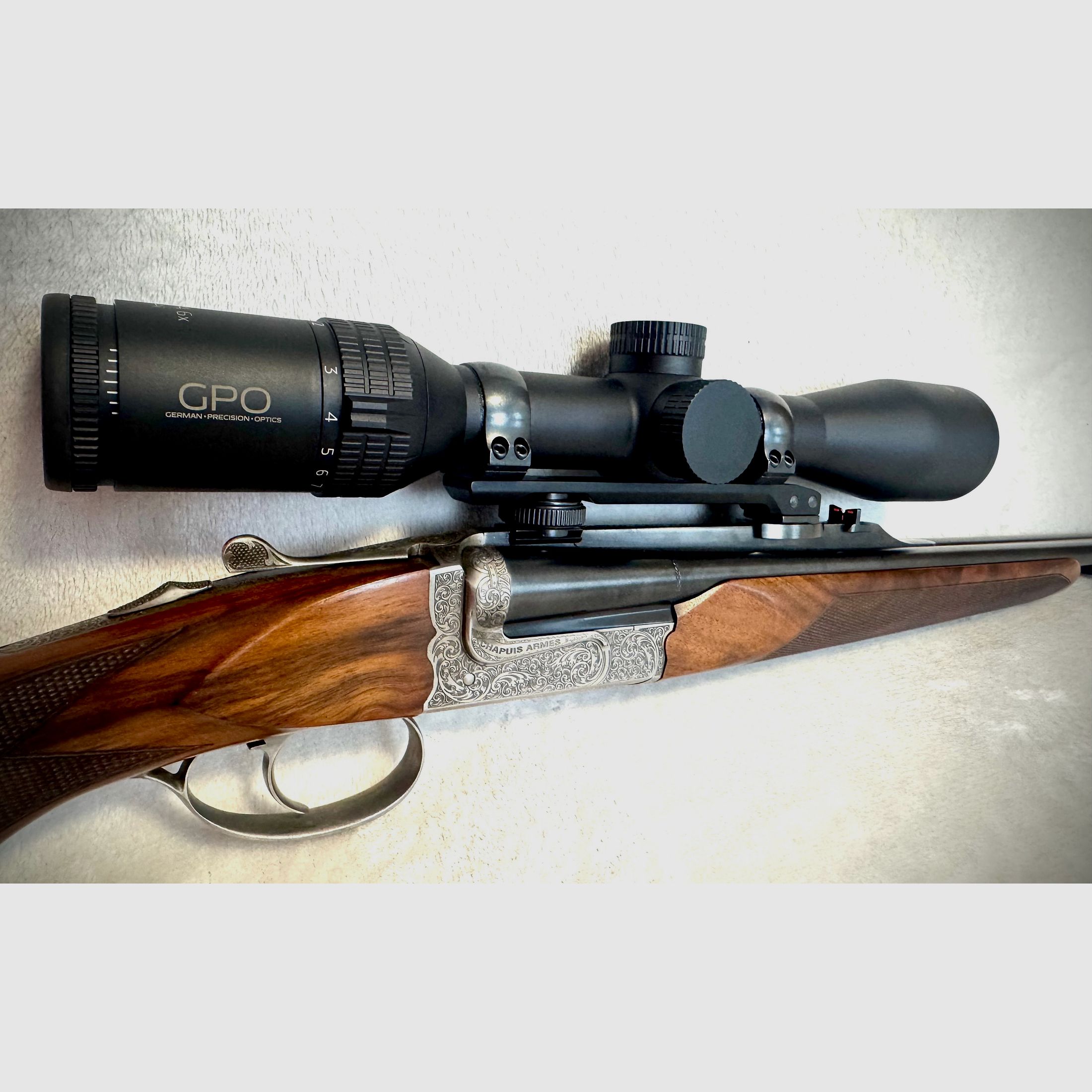 Double express Chapuis X4 8x57IRS éjecteurs mono-détente