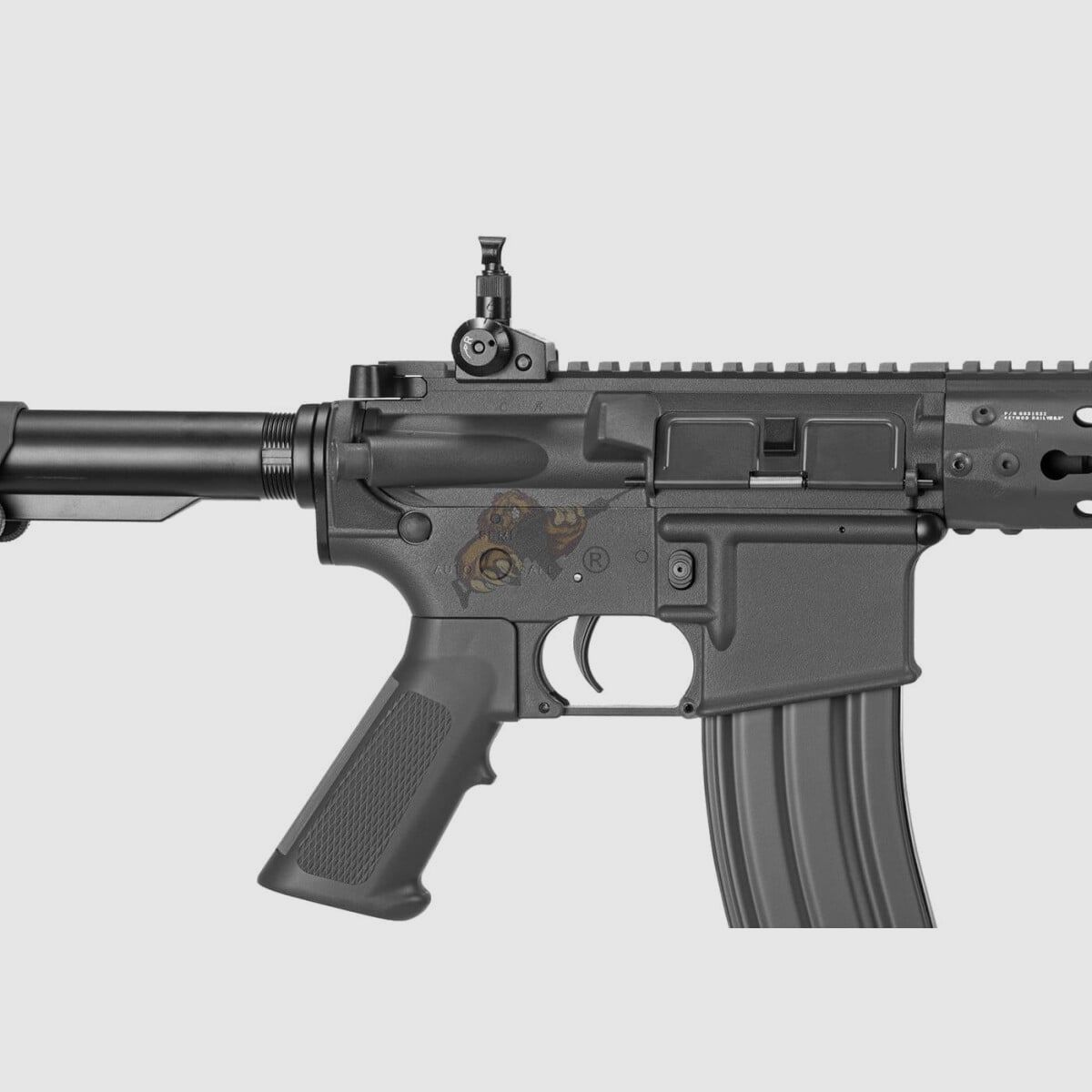 G&G CM15 KR Carbine 10 Inch in Battleship Grey Airsoft S-AEG frei ab 18