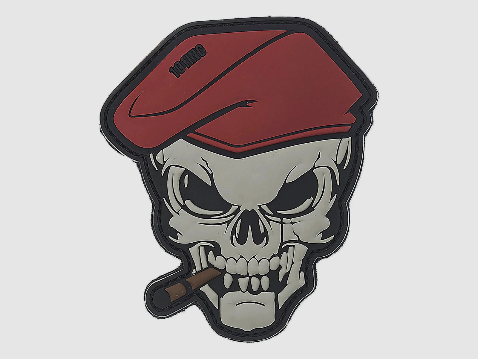 101 INC 3D Patch Cigar Skull