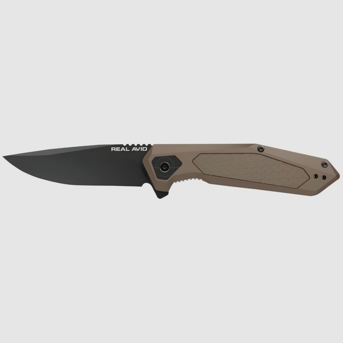Real Avid - Nóż składany EDC RAV-3 - Aluminium - Brązowy - AVRAV3, zdjęcie 1 z 4