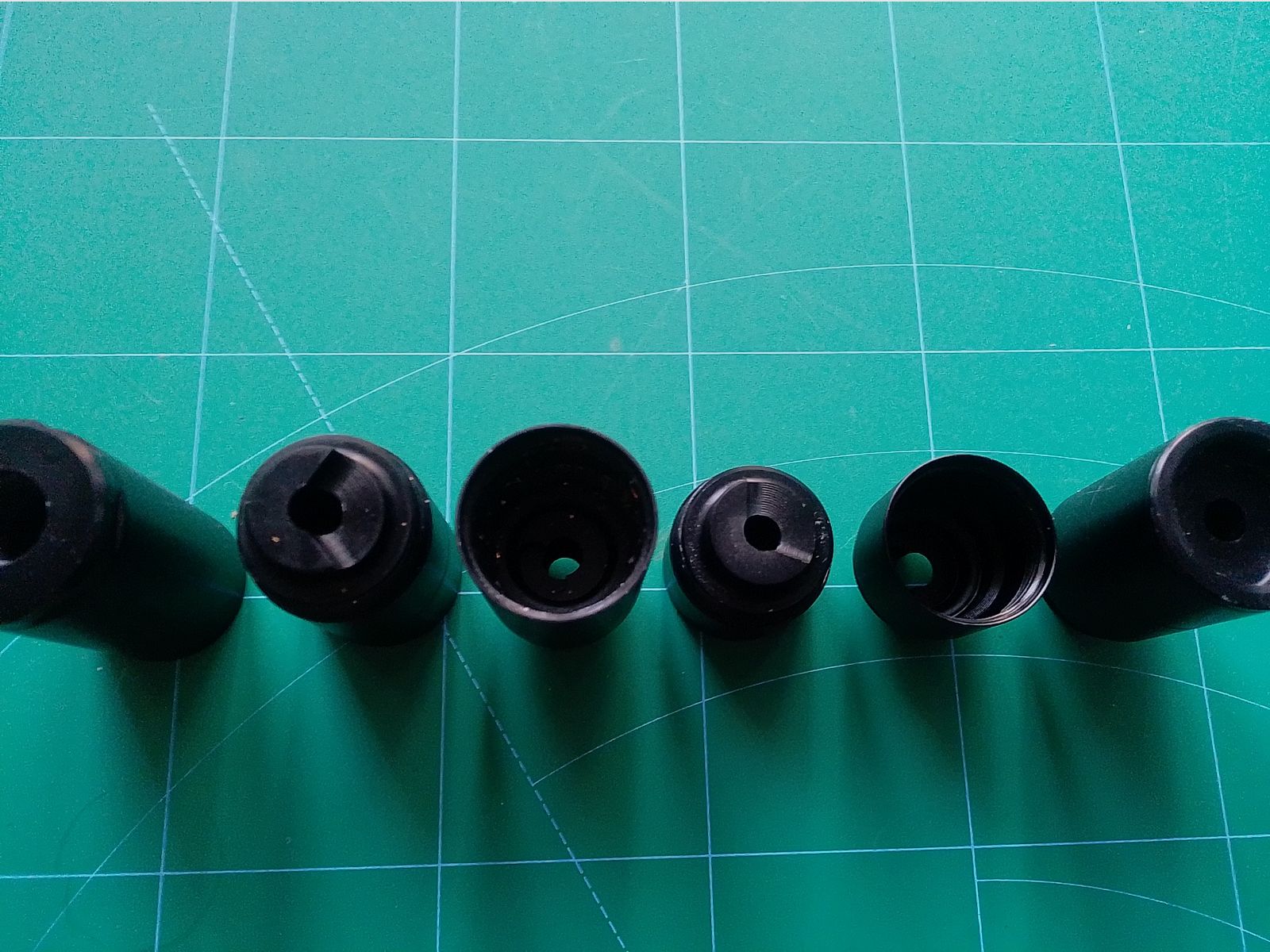 1 x Schalldämpfer 1/2" 20 UNF Gewinde 9 Kammern 4,5 mm A-Tec Norwegen