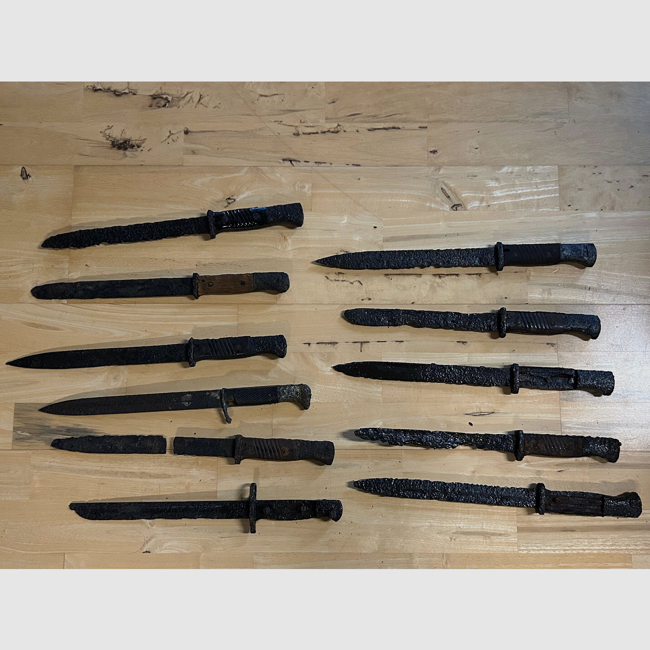 XXL Kovolut Bajonette 2. Weltkrieg WW2 Bodenfunde