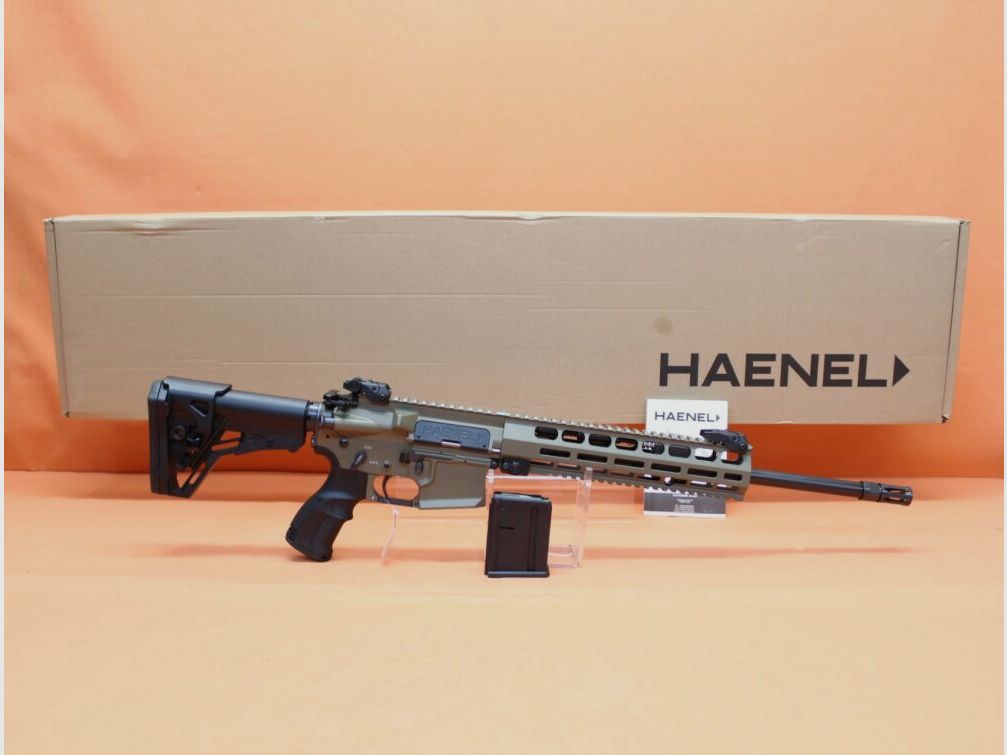 HAENEL Ha.Büchse .223Rem HAENEL CR223 OLIV Gas-Piston-System AR-15, 16,5"Lauf/ M-LOK System lang/Feinabzug