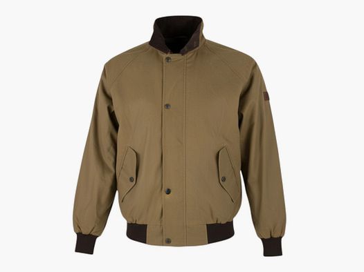 Cazadora encerada Oxford Blue Harrington Sand
