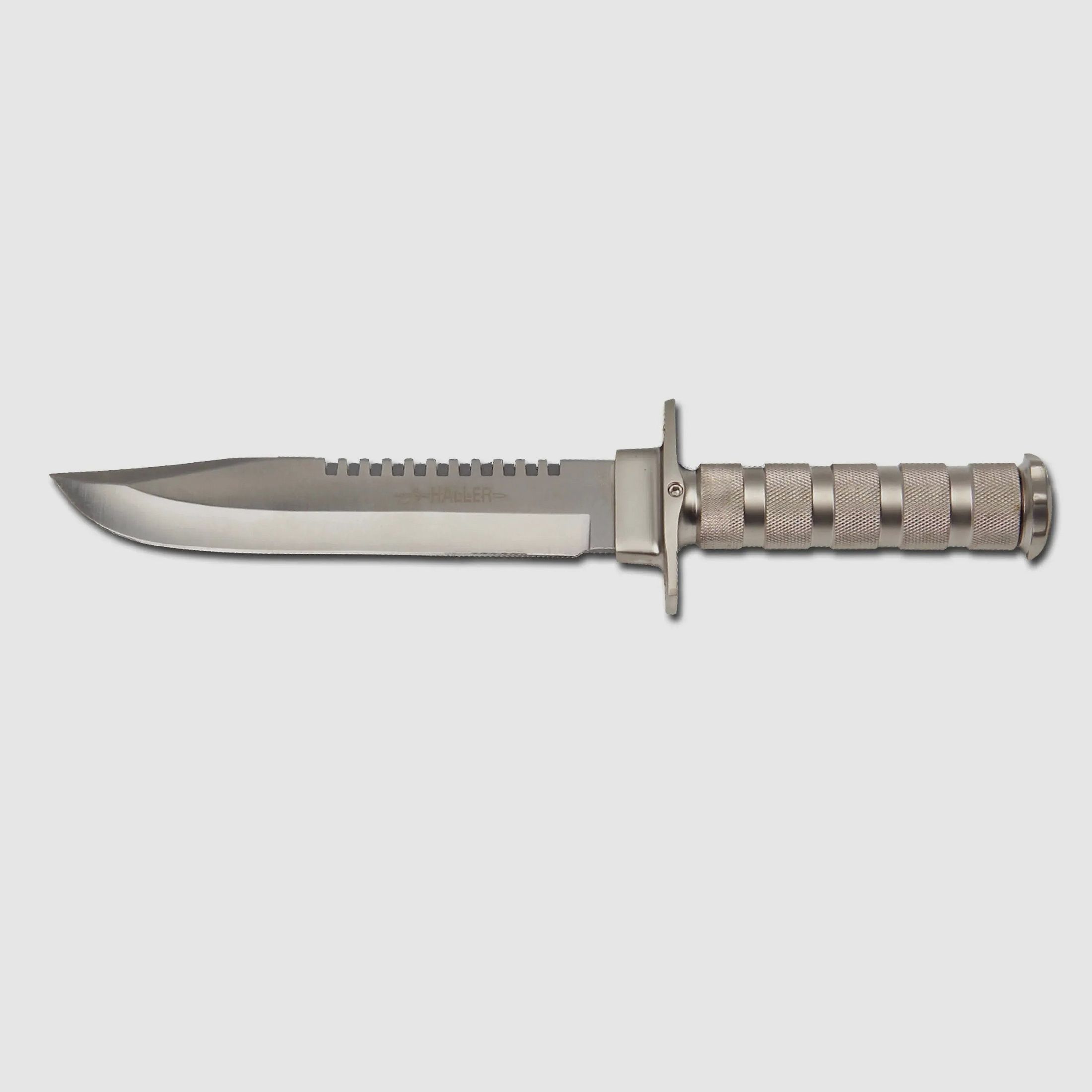 Haller Haller Survivalmesser silberfarben