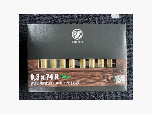 RWS Evo Green 9,3x74R 184 gr