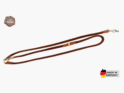 AKAH Umhängeleine aus Yak-Leder Velours
