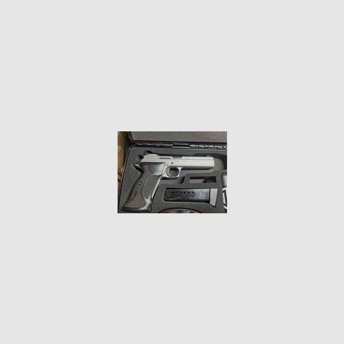 SIG SAUER P210 Super Target Silver 5" 9mm Luger - Made in Germany